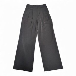 Aha Selected Black High-Waist Wide-Leg Trousers - Size S